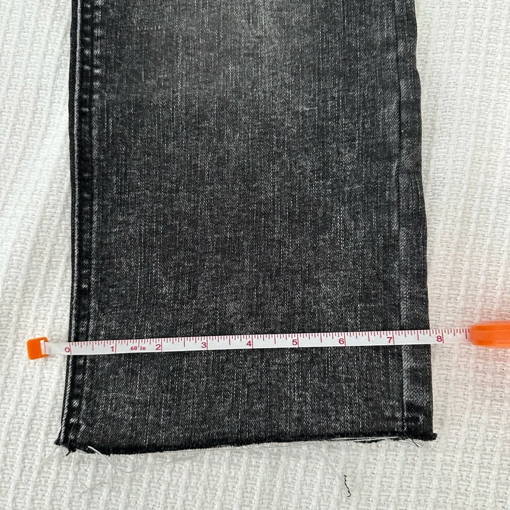 OAT New York Black Straight Leg Jeans with Contrasting Stitching - Picture 7 of 10